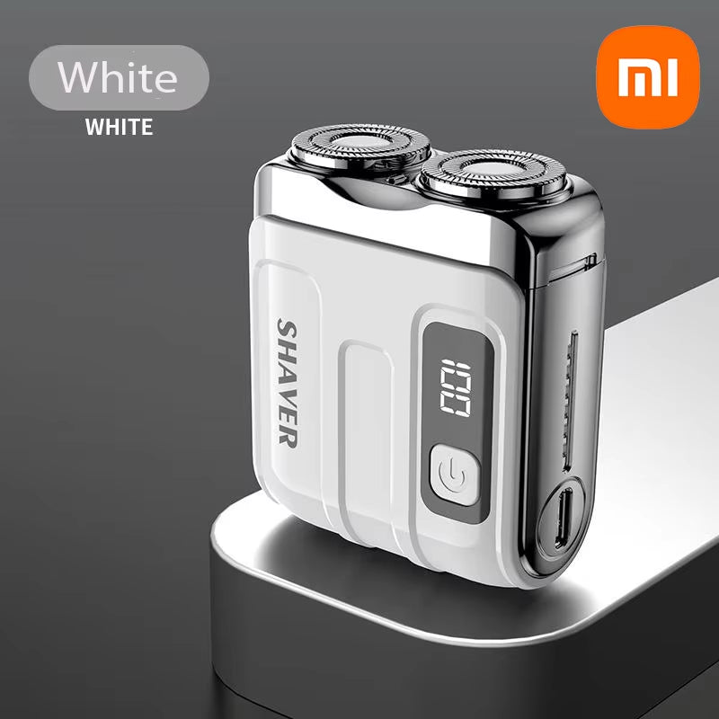 Xiaomi Electric Smart Shaver Household Car shaver Digital Display Mini Dual Blade Rechargeable Powerful Men'S Gift Shaver