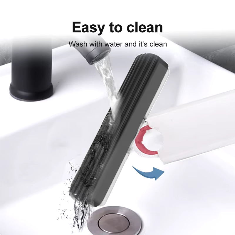 Portable Mini Cleaning Mop Folding Absorbent Mop Desktop Windows Car Glass Cleaning Home Cleaning Tools