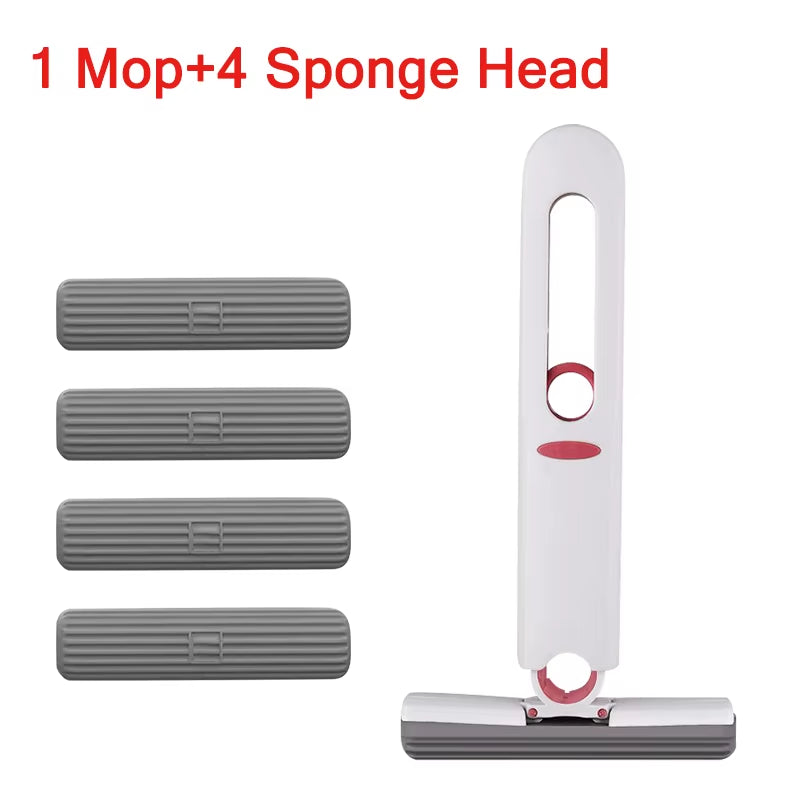 Portable Mini Cleaning Mop Folding Absorbent Mop Desktop Windows Car Glass Cleaning Home Cleaning Tools