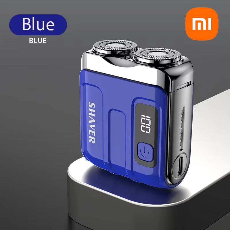 Xiaomi Electric Smart Shaver Household Car shaver Digital Display Mini Dual Blade Rechargeable Powerful Men'S Gift Shaver